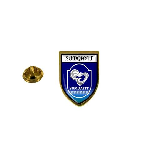 Pins Pin Badge Pin's Souvenir Ville Drapeau Pays Blason Sumqayit Azerbaidjan