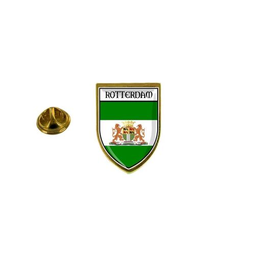 Pins Pin Badge Pin's Souvenir Drapeau Pays Blason Ecusson Rotterdam Pays Bas