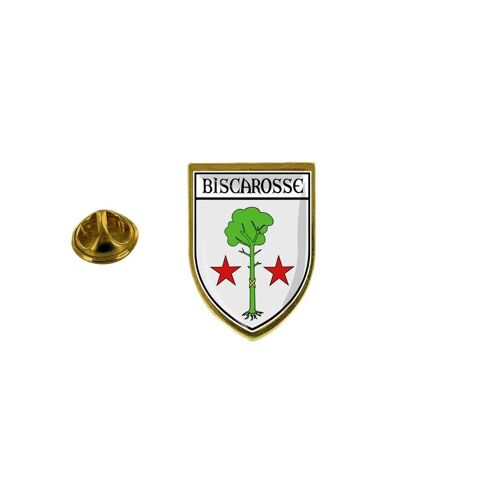Pins Pin Badge Pin's Souvenir Ville Drapeau Pays Blason Biscarosse