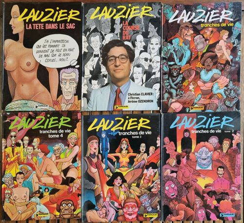 Lot De 6 Bd De Lauzier