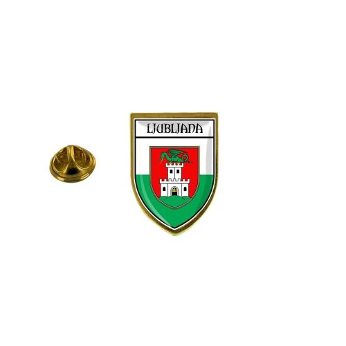 Pins Pin Badge Pin's Souvenir Ville Drapeau Pays Blason Bratislava Slovaquie