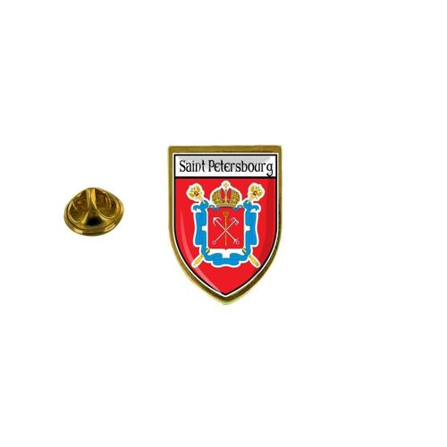 Pins Pin Badge Pin's Souvenir Ville Drapeau Pays Blason Saint-Pétersbourg Russie