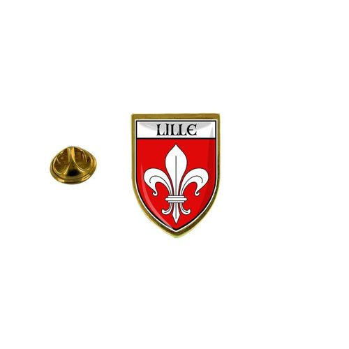 Pins Pin Badge Pin's Souvenir Ville Drapeau Pays Blason Lille Lilois