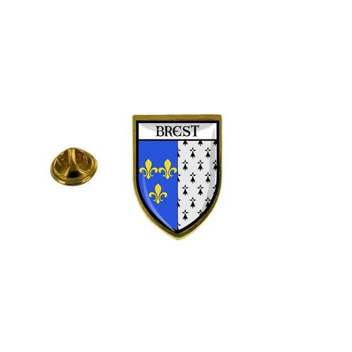 Pins Pin Badge Pin's Souvenir Ville Drapeau Pays Blason Brest