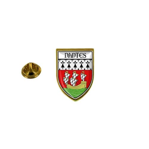 Pins Pin Badge Pin's Souvenir Ville Drapeau Pays Blason Nantes