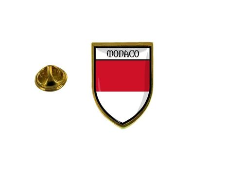 Pins Pin Badge Pin's Souvenir Ville Drapeau Pays Blason Monaco
