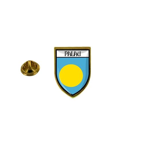 Pins Pin Badge Pin's Souvenir Ville Drapeau Pays Blason Palaos
