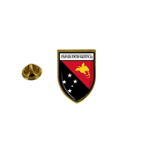 Pins Pin Badge Pin's Souvenir Drapeau Pays Blason Papouasie Nouvelle Guinee