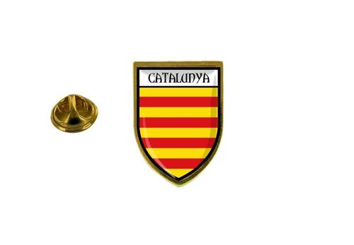 Pins Pin Badge Pin's Souvenir Ville Drapeau Pays Blason Calatogne Catalan