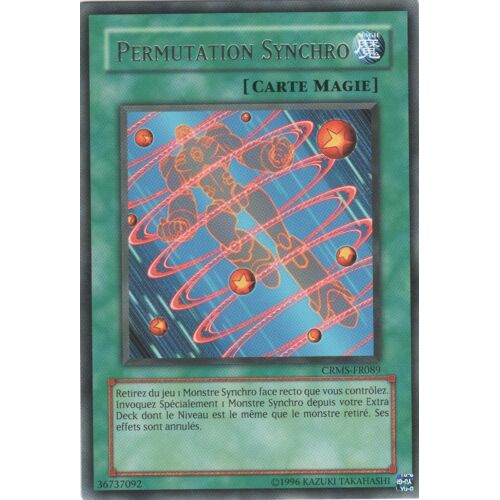 Carte Yu-Gi-Oh! "Permutation Synchro" Rare Crms-Fr089