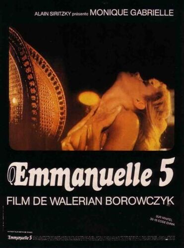 Emmanuelle 5 - Affiche Originale De Cinéma - Format 40x60 - De Steve Barnett Avec Monique Gabrielle, Crofton Hardester, Dana Burns Westburg, Yaseen Khan - Année 1987