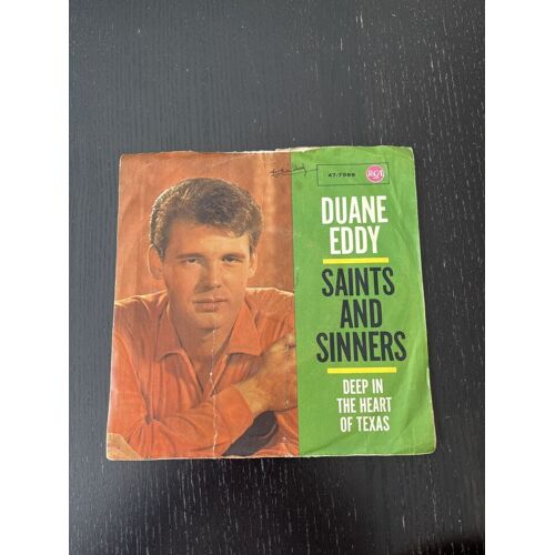 Disque 45 T. Duane Eddy " Saints And Sinners"