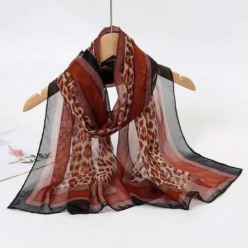 Écharpe En Mousseline De Soie Imprimée Pour Femmes,Châle,Protection Solaire,Turban,Longue Enveloppe,Plage,Voyage,Accessoires De Plein Air,Bandeau Tendance,Nouvelle Collection 2024--36