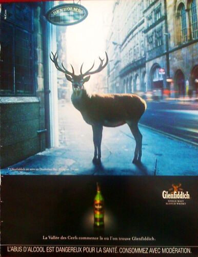 Publicité Ancienne (Décembre 2001) Pour Le Whisky " Glenfiddich "