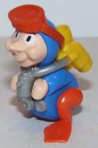 Figurine "Kinder" (1999) - Plongeur Bouteille Jaune ( K00n66 / K00-66 )