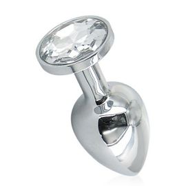 Rosebud - Bijoux Intime - Plug Anal - Couleur De La Pierre Transparente - Taille Medium