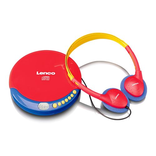 Lecteur CD portable pour enfants Lenco CD-021KIDS