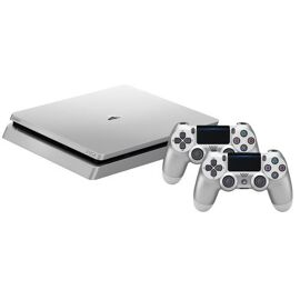 Console Playstation 4 Slim (500 Go) Blanche et 2 manettes en boîte