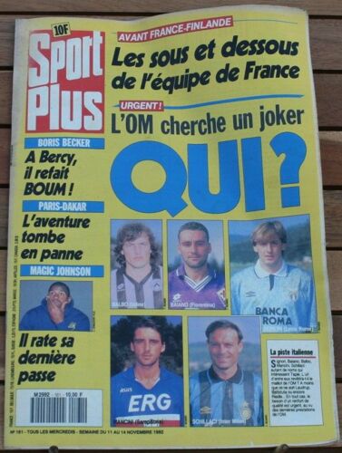 Sport Plus N° 161 - 11 Au 14 Novembre 1992
