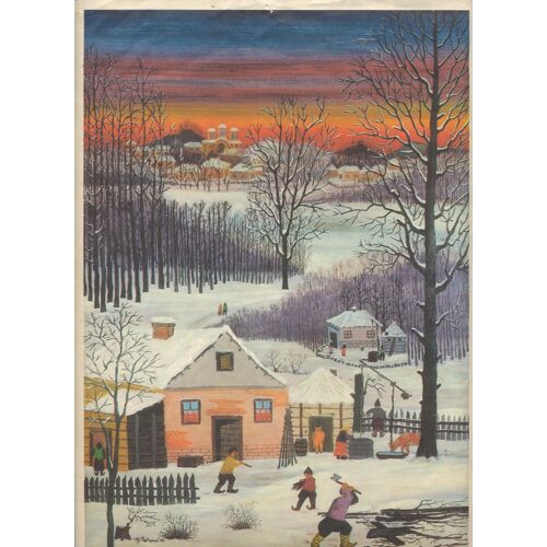 Paysage D'hiver (Image Sur Papier Normal)
