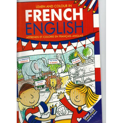 Learn And Colour In French English