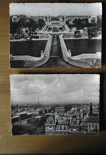 Lot De Cartes Postales Écrites En 1947: Paris Et Ses Merveilles: Le Pont D'iéna Et Le Palais De Chaillot La Perspective Des Sept Ponts