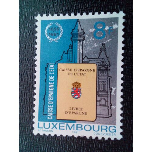 Timbre Luxembourg Yt 985 Caisse D'épargne D'état 1981 ( 031004 )