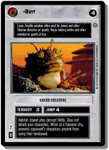 Worrt - Star Wars Decipher - Jabba's Palace