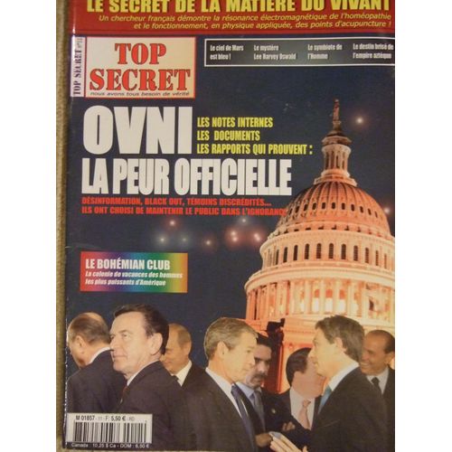 Top Secret N° 11 : Ovni La Peur Officielle,