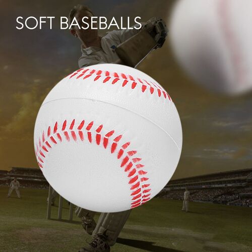 Paquet De 12 Balles Baseball En Mousse 9 Pouces Pour Jeunes Adultes Formation Balle Frappeur Sportive La Rattrapage