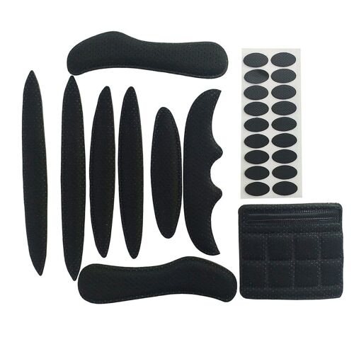 Kit De Rembourrage De Casque En Mousse, Coussinets De Casque Universels Airsoft, Cyclisme Doux, Pratique, Autocollant Pour Vélo Moto
