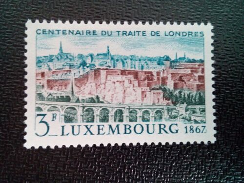 Timbre Luxembourg Yt 697 Centenaire Du Traité De Londres 1967 ( 031004 )