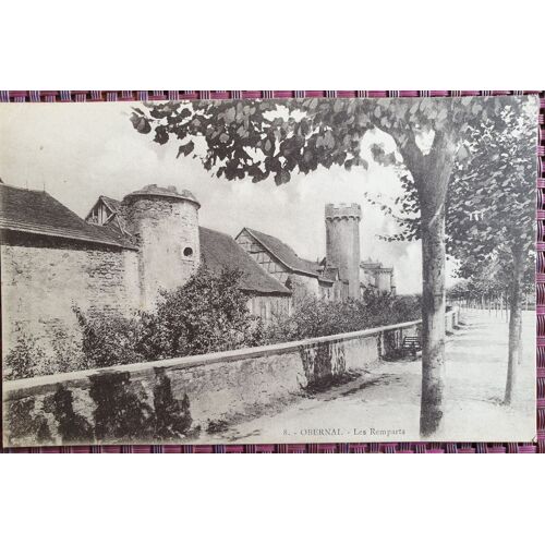 Carte Postale Ancienne Ref 69, Bas Rhin 67, Obernai, Les Remparts