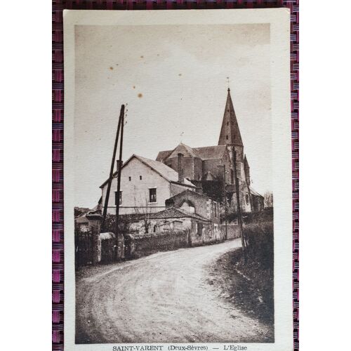 Carte Postale Ancienne Ref 69, Deux Sèvres 79, Saint Varent, L Église