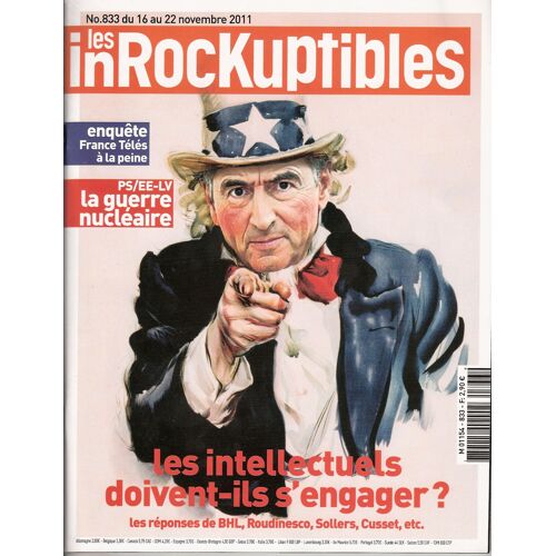Les Inrockuptibles 833 "Les Intellectuels Doivent-Ils S'engager ?"