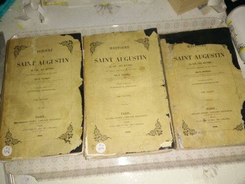 Histoire De Saint Augustin : Sa Vie, Ses Oeuvres, Son Siècle, Influencé De Son Génie. Tome Premier À Troisième