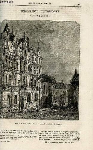 Le Musée Des Familles - Lecture Du Soir -  Livraisons N°13 Et 14 - Monuments Historiques - Paray Le Monial Par Surmay.