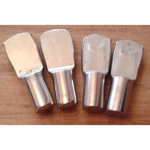 4 Taquets Acier Inox suspension étagère Ikea 1,8cm partie plate 8-10mm diamètre 5mm