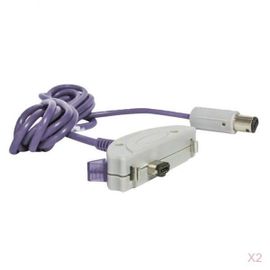 2x Câble Link Compatible Avec Game Boy Advance Et Pour 1.8m