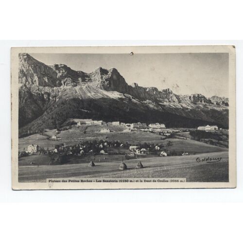 Plateau Des Petites Roches-Les Sanatoria Et La Dent De Crolles