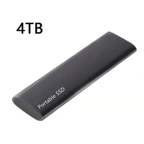 Xiaomi-Disque dur externe SSD,USB 3.1,USB Type-C,16 To,M.2,ordinateur portable,ordinateur de bureau,matin,mac,mémoire flash - Type Black4TB