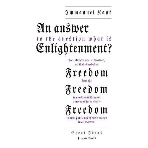 An Answer To The Question: 'what Is Enlightenment?'