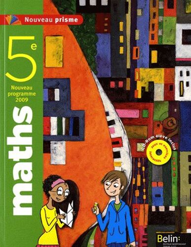 Maths 5e - Nouveau Programme 2009 (1cédérom)