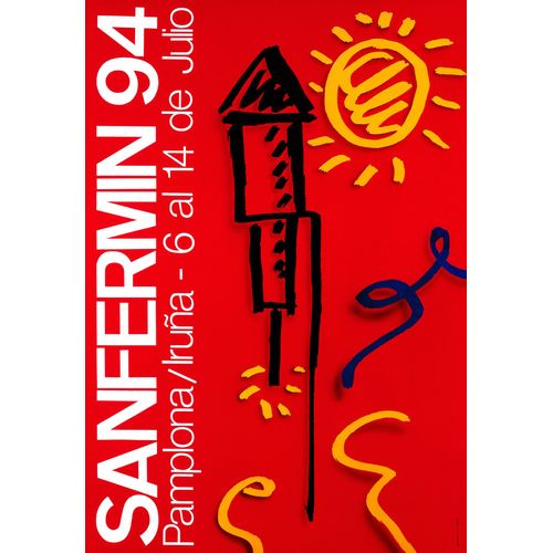 Affiche San Fermin Pampelune 1994
