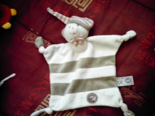 Doudou Plat Hochet Ours Mgm