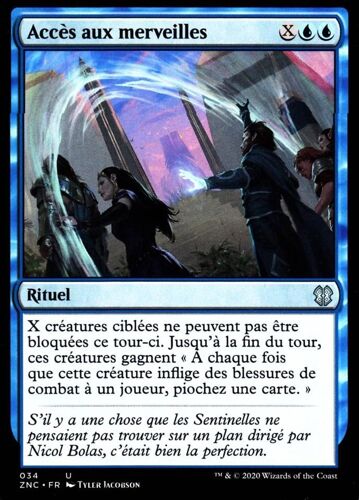 Accès Aux Merveilles - Magic - Deck Commander Renaissance De Zendikar - U - 34