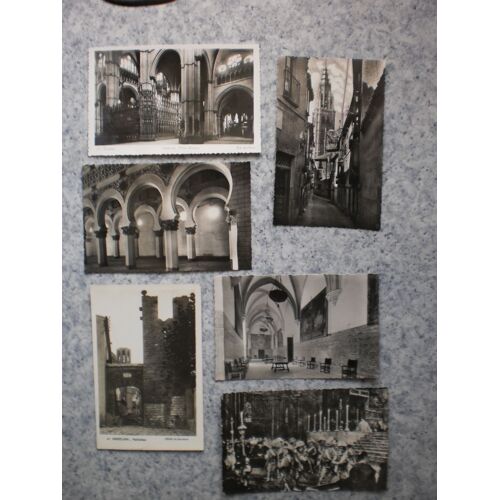 Lot De 12 Cartes Anciennes Et Semi Modernes D'espagne : Grenade, Tolède, Barcelonne, Seville