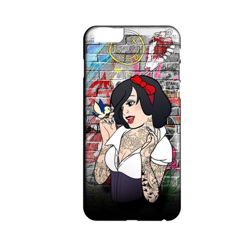 Coque Rigide Compatible Pour Iphone 8 Princesse Punk Rock Blanche Neige Concept Art 09