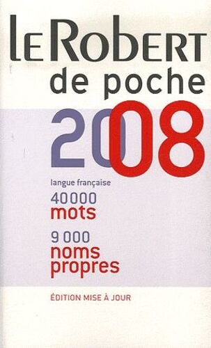 Le Robert De Poche 2008