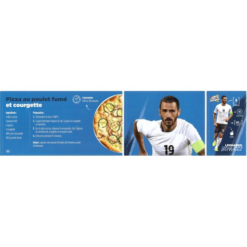 Sticker Carrefour 2020 Collection Mange Comme Un Champion N° 13 Leonardo Bonucci